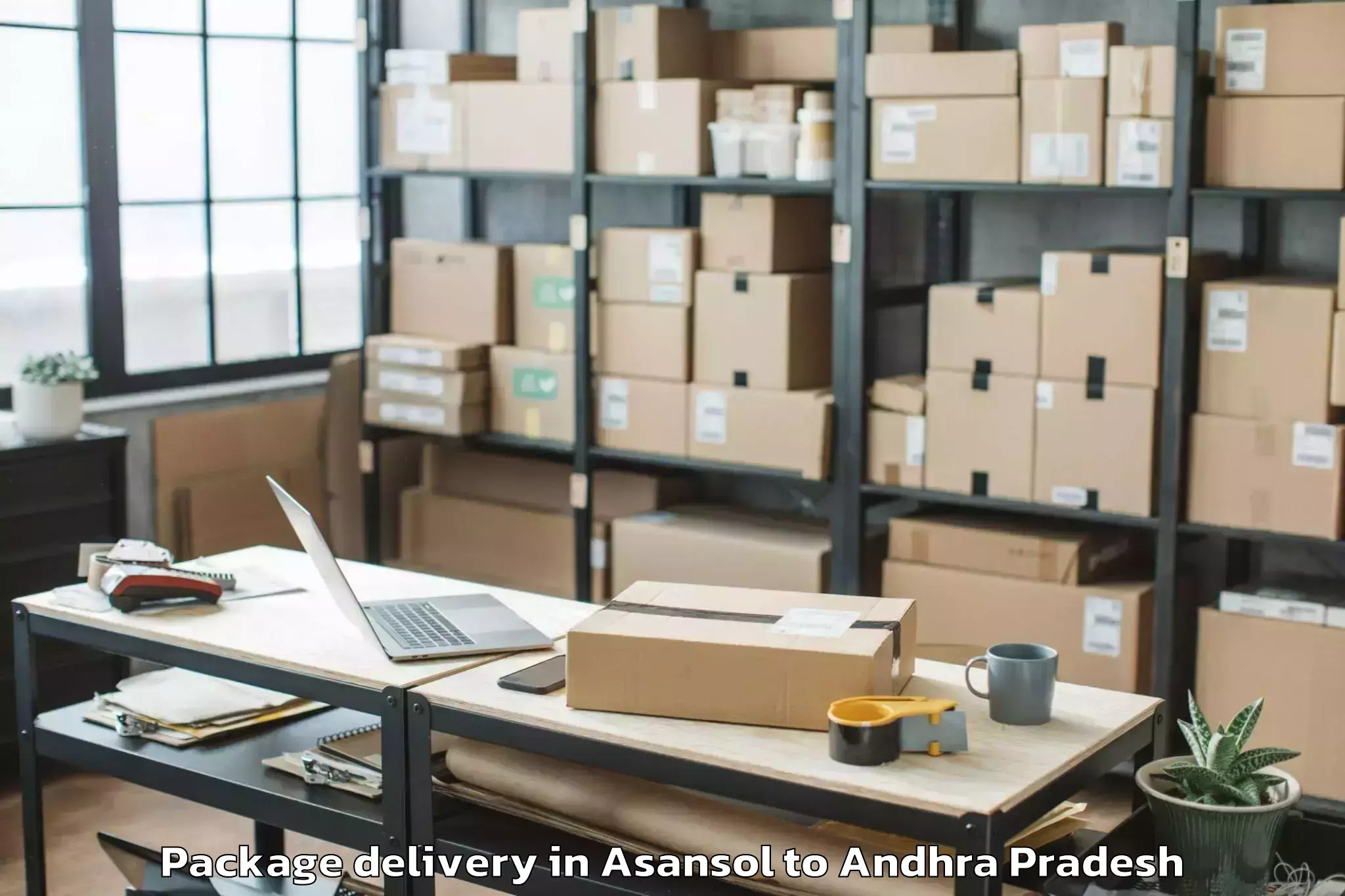 Asansol to Gandepalle Package Delivery Booking